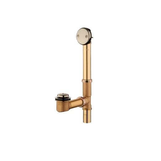 Brass Easy Touch Bath Drain 1 1/2in