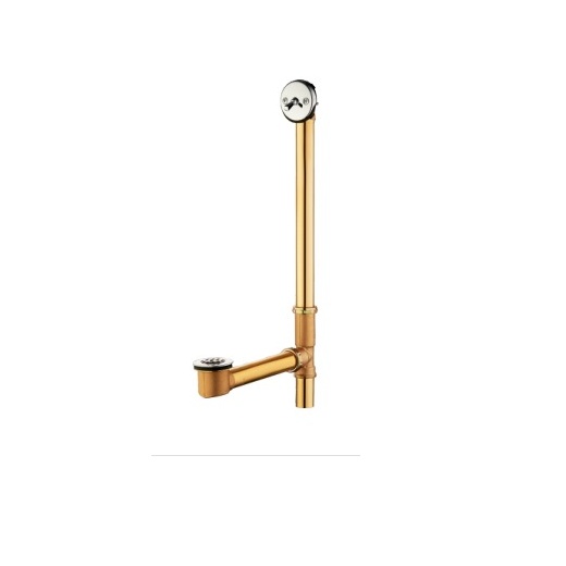 Brass Trip Lever Bath Drain 1 1/2in