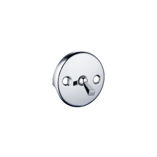 Overflow plate with lever