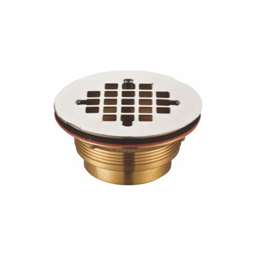 Brass 2 in. IPS shower drain &Oslash;108mm