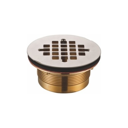 Brass Inside Caulk shower drain &Oslash;108mm