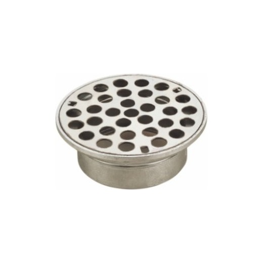 Brass no-caulk shower drain &Oslash;102mm