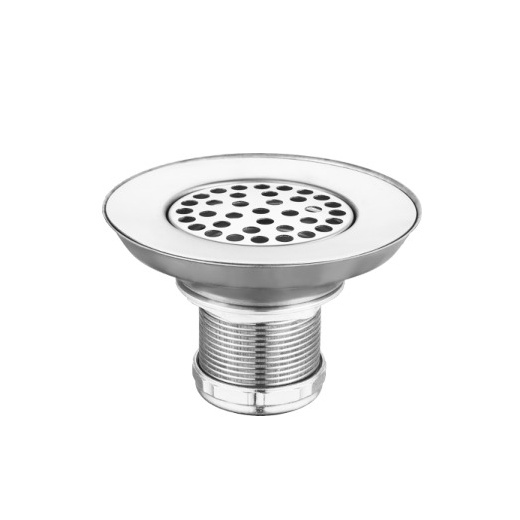 Wide top sink strainer