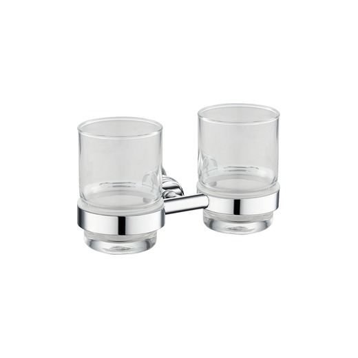 Double glass holder