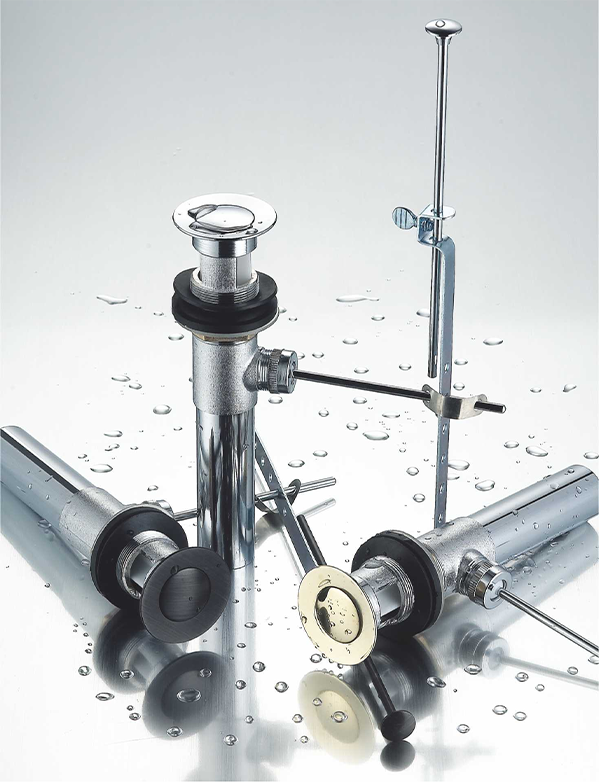 Chrome basin waste fixture